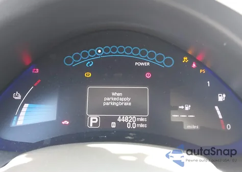 2012 Nissan Leaf Sl z USA, uszkodzony, nr VIN JN1AZ0CP4CT020437